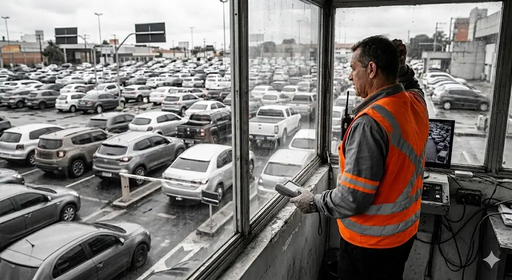 Sistema Free flow de estacionamentos