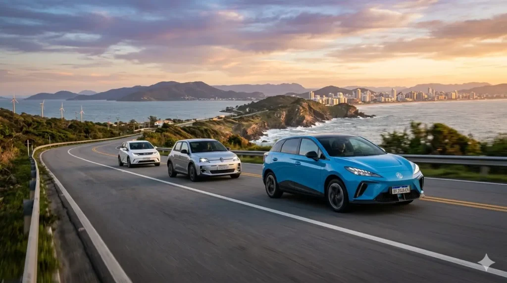 elétricos mais baratos em 2026