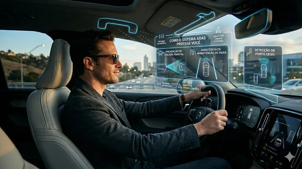 Acidentes de carro: como o sistema ADAS torna sua direção mais segura?
