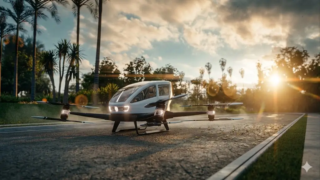 Carros voadores são destaque nos lançamentos da CES 2026